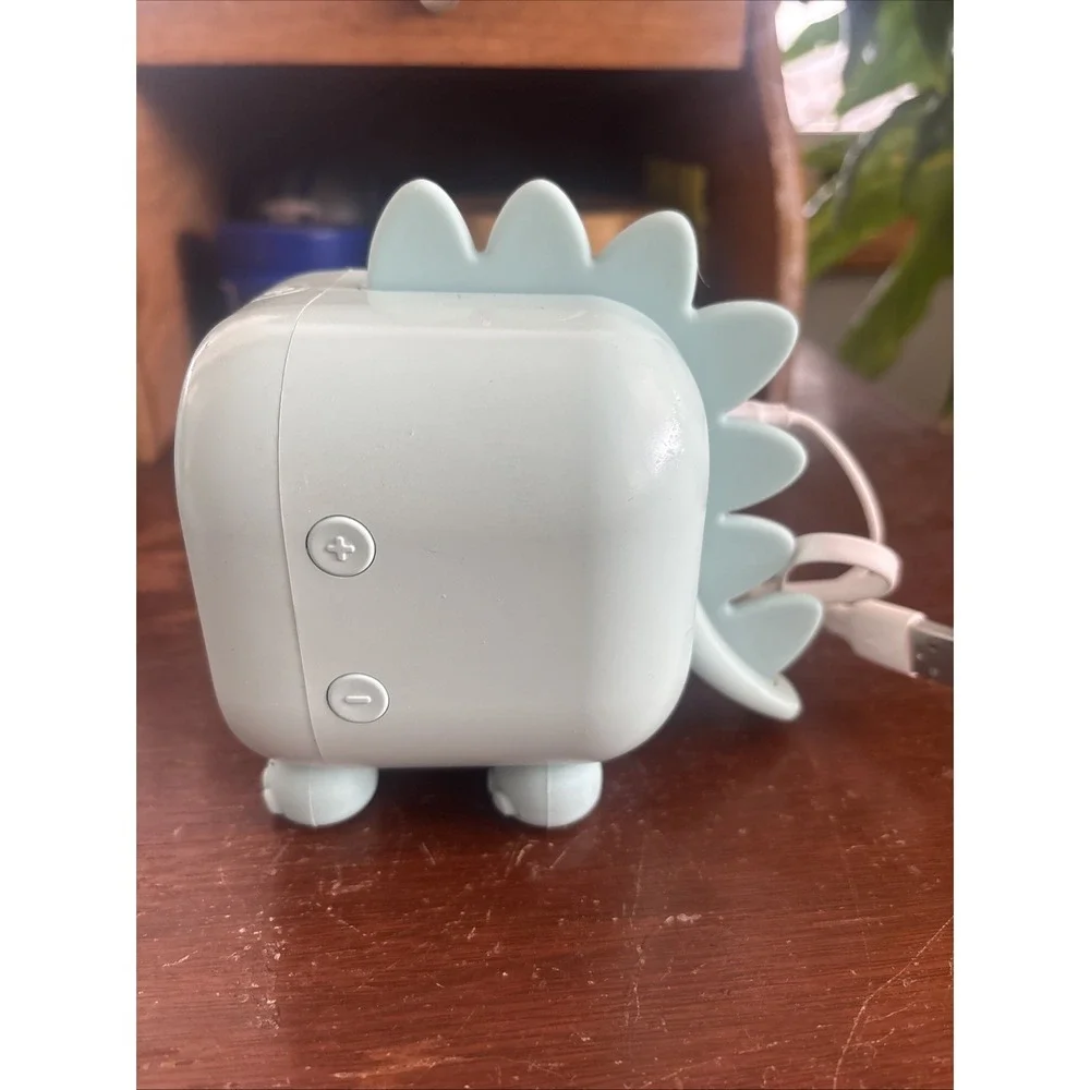 Cute Dinosaur Kids Alarm Clock Sleep‎ Trainer Night Light Voice Activated Green